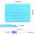 thumbnail image 6 of AFUNTA 4 Pcs 66-Cavity Non-Stick Mini Fruit Silicone Gummy Mold with 4 Pcs Dropper for DIY Gummy, Chocolate, Candy, 6 of 9