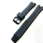 24mm Black Silicone Rubber Band for Citizen Ecosphere Watch
