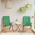 thumbnail image 1 of vidaXL Chaises de Jardin Inclinables avec Coussins 2 Pcs Bois Massif Teck, 1 of 5
