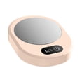 thumbnail image 3 of Calentador de tazas de café portátil, eléctrico, para bebidas, para escritorio, hogar, dormitorio rosa, 3 of 9