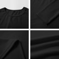 thumbnail image 7 of Comdrip Thermal Tops for Women, Long Sleeve Shirt for Women Light Fleece Tops Spring 2025 Crew Neck Casual Basic T Shirts Thermal Long Sleeve Women Black L, 7 of 7