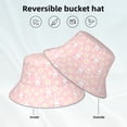 thumbnail image 2 of Fotbe Rabbit Sunflower Sombrero Tipo Pescador con Estampado – Sombrero de Sol de Algodón de Moda para Playa, Golf, Pesca, 2 of 6