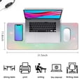 thumbnail image 5 of Upgrade Your Desk: Large Pink31.5x11.8 inches Mousepad with Ergonomic Desk Pad, Perfect for Any Home Office Computer Table - 'Stay Positive' Motif, 5 of 7