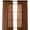 Brown, variant on Solid Sheer Window Drapes, (Set of 2) Multipurpose Sheer Curtains, 40 X 84, Orange