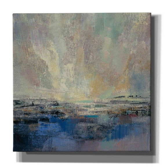 Epic Graffiti 'Coastal View II' by Silvia Vassileva, Canvas Wall Art, 37"x37"