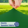 thumbnail image 3 of decorUhome Round Stretch Spandex Tablecloth, Washable Reusable Table Cover for 36"-44" Tables, Waterproof Fitted Table Cloth for Party, Picnic, Emerald Green, 3 of 10