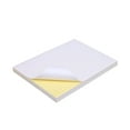 thumbnail image 2 of Papel de impresión autoadhesivo A4, acabado práctico mate, etiqueta adhesiva imprimible, papel blanco, fondo amarillo, 100 Uds., 2 of 5