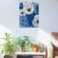 thumbnail image 5 of ZFLMY Flowers Blue White Wall Decor Canvas Print Home Decor Living Room Bedroom Office 12x16/16x20 Inches 12x16in, 5 of 5