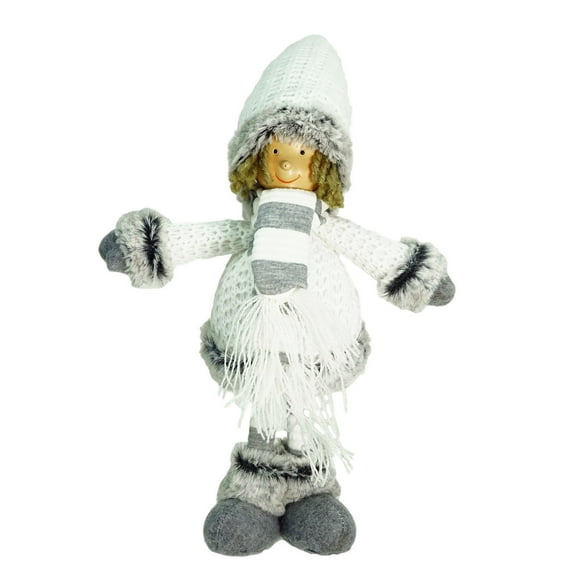 Northlight Wintry Boy Standing Christmas Figurine - 13"