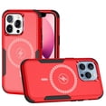 thumbnail image 2 of For Apple iPhone 14 Plus 6.7" Hybrid Heavy Duty Compatible with MagSafe Drop Protective Tough Rugged Slim Shockproof Cover ,Xpm Phone Case [ Red ], 2 of 5