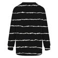 thumbnail image 7 of Holzkary Oversized Sweatshirt for Women Warm Soft Printed Shirt Winter Sweatshirts Tops Loose Fit Casual Long Sleeve Striped Sweatshirt Comfy Fall Winter Outfits Clothes 2025 Fashion Black Xxl, 7 of 7