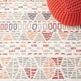 thumbnail image 6 of Safavieh Pyramid Kiersten Geometric Area Rug, Ivory Gray/Rust, 9' x 12', 6 of 11