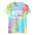 thumbnail image 3 of YDLCAFD T-Shirt Femme Été Décontracté Imprimé Manches Courtes Col Rond T-Shirt, 3 of 3