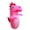 Pink dinosaur, variant on Inflatable Punching Bag Fun Poolside Activity for Summer Gift, only including bump