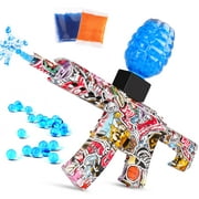 Gel Ball Blaster Electric Splatter Ball Gun with 10,000 Water Beads for Kids Age 12 