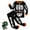 A# Black, variant on Rimyaw Toddlers Pajamas Sets Halloween Boys Girls Sleepwear Skull Head Graphic PJS Clothes Set 3T