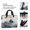 thumbnail image 4 of FORMRS 16" Laptop Bag Carrying Sleeve Case with Handle Travel Shoulder Briefcase, Art Mountains, 4 of 8