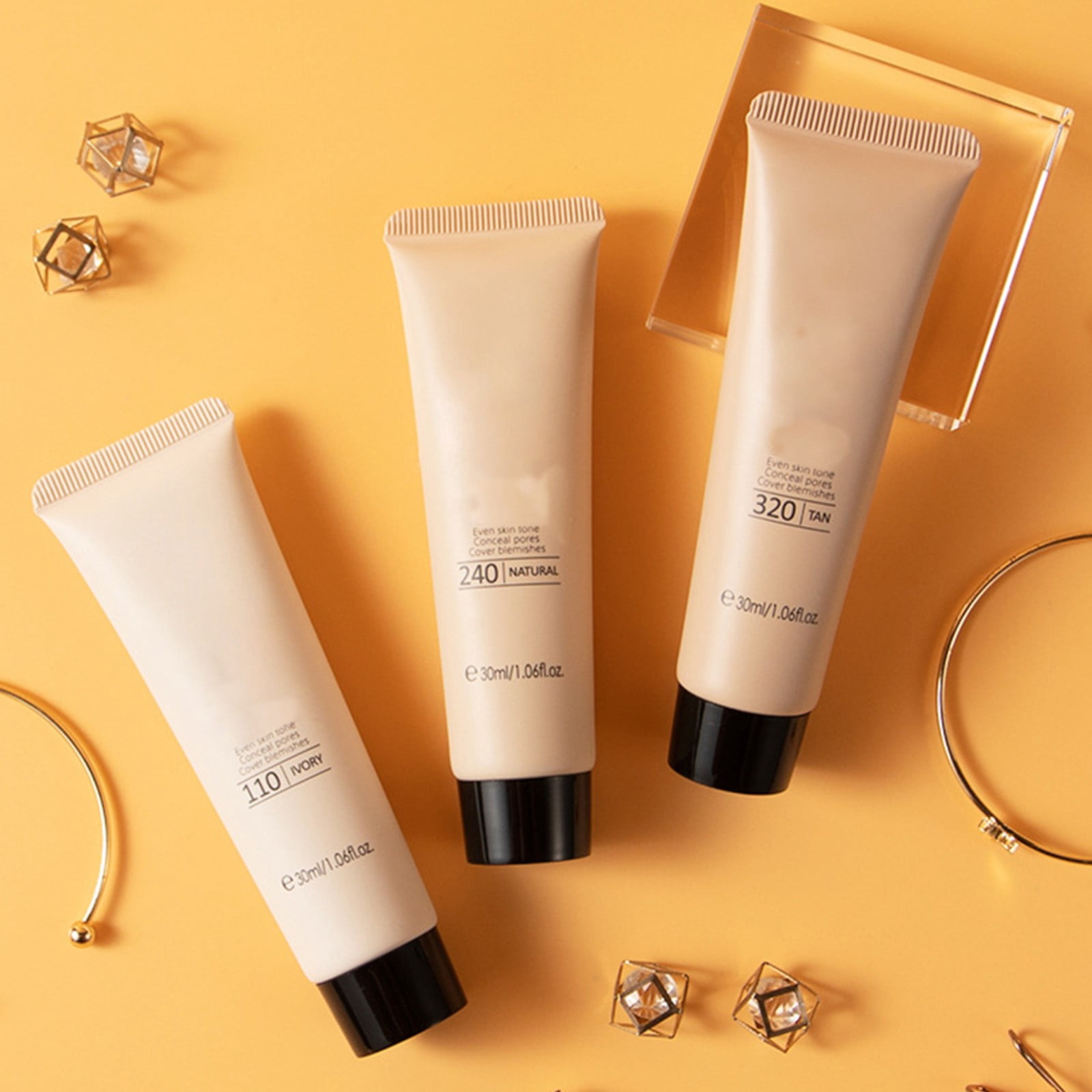 Age Concealer Skin Clearing Makeup up Cosmetics Makeup Highlighters Every Day Makeup to Face Makeup Peach under Eye Cover up Foundation It under Eye Makeup Base Foundation Gosh Cosmetics 1 Day Items