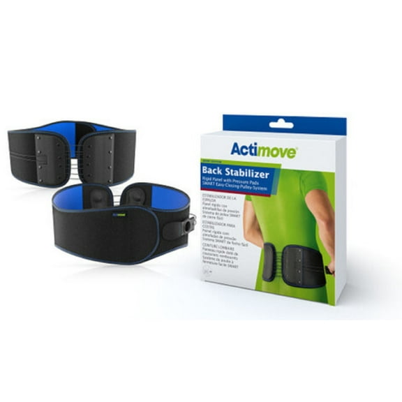 Actimove Back Stabilizer Rigid Panel with Pressure Pads, X-Small/Small (29″ - 35″)