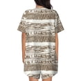 thumbnail image 6 of Sigee Vineyard Landscape 1 for Sleepwear Casual Pjs with Pockets Women's Pajamas Sets Shorts 2 Piece Short Sleeve Lounge Sets XX-Large, 6 of 9