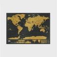 thumbnail image 6 of Luckies of London Scratch off World Map | Deluxe Wall Art for Office Decor Home Travel Gift Large, 6 of 8