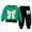 Z26-A, variant on Girls Boys Long Sleeve Tops Pajamas & Dailywear Gift Set Sweatshirt Pants Casual Two Piece Set Tracksuit Sweatsuits Set Back-To-School Outfit Set 9-10 Years