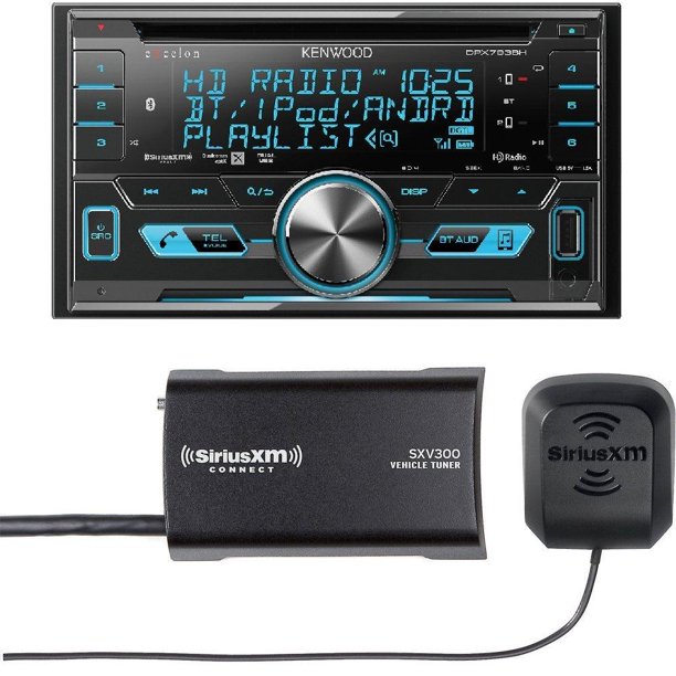 Kenwood Excelon DPX793BH Double Din CD Receiver with Built in Bluetooth