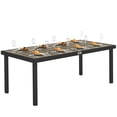 thumbnail image 1 of Outsunny Table à Manger d'Extérieur, 8 Places pour Patio, Pelouse, Naturel, 1 of 10