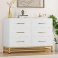 thumbnail image 1 of Commode pour Chambre avec 6 Tiroirs, Commode Moderne en Bois pour Garde-Robe, Commode pour Chambre, Salon, Couloir, Entrée, 1 of 8