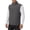 Gray, variant on qafoshin Electric Heated Vest Tops for Men Outdoor Winter Warm Fleece-lined Heated Jacket with 10 Adjustable Heat Zones
