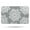 Gray and White, variant on Gray and White Floral Pattern Bathroom Rugs Mat,Non Slip Microfiber Bathroom Rug,Rubber Backing,Soft Bathroom Mats for Bathroom Floor,Tub and Shower,17x27in(43x68cm)
