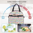 thumbnail image 5 of Goofa Cute Unicorn Pattern Lunch Bag ,Insulated Lunch Box, Small Leakproof Cooler Food Lunch Containers Reusable High Capacity Lunch Tote Bags, 5 of 8