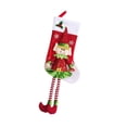 thumbnail image 4 of Colgante de árbol de Navidad, , Calcetín Largo, Decoración, Regalo, Colgante de árbol de Navidad, Rústico, Adorable Bolsa de Dulces para Vacacione Chica, 4 of 8