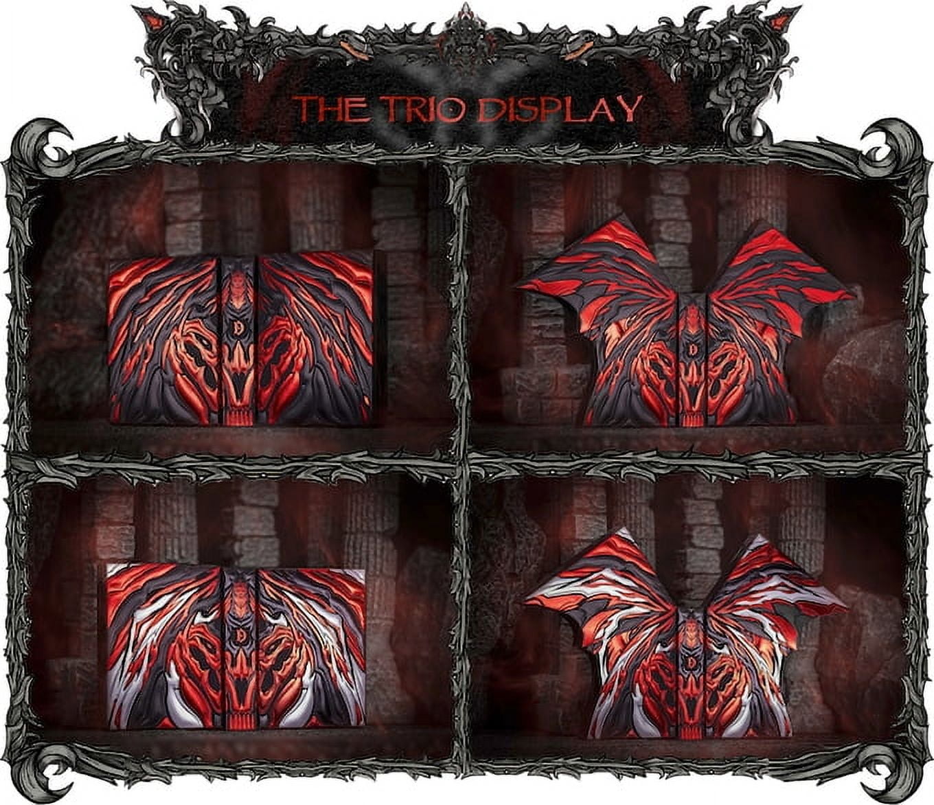 DEMON V2 Playing Cards Return of the Bloodmoon Vengence Variant by Card Mafia