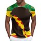 thumbnail image 1 of Tops para hombre, blusas y camisas de manga corta con cuello redondo para hombre Camisa de manga corta estampada para hombre Top/camisa de manga corta con cuello redondo Tops para hombre, 1 of 4