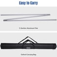 thumbnail image 5 of InstaHibit Portable Trade Show Retractable Roll Up Aluminum 40"x79" Banner Stand with Carrying Bag, 5 of 8