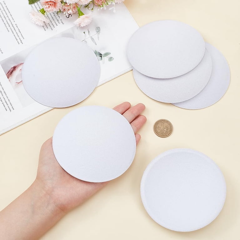 1box 8pcs EVA Cloth Round Fascinator Hat Base for Millinery  display picture 2