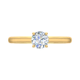 thumbnail image 3 of 1/2 Carat Prong Set Solitaire Diamond Engagement Ring Band in 14K Yellow Gold (Ring Size 11), 3 of 5