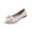 White, variant on Jamicy Women's Ballet Flat Shoes Fashion Bowknot Flats Solid Color Indoor Outdoor Round Toe Wedding Flats Trendy Flat Shoes