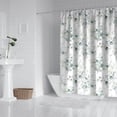 thumbnail image 2 of Summer Botanical Bloom and Bee Pattern Curtain 72x72, Aesthetic Wildflower Print, 2 of 5