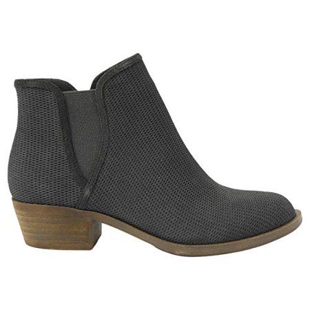 Size 6.5 Medium Kensie Gerona Booties Women's Shoes, Dark Grey