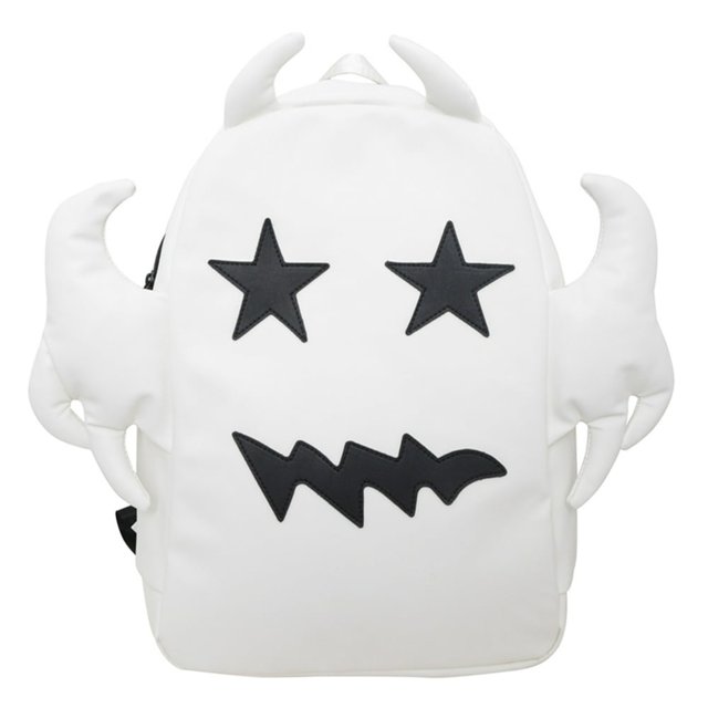 Demon Bat Backpack Multifunctional Cute Fitness Rucksack for Men Women (Silver)