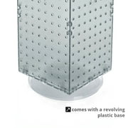 Four-Sided Revolving 8W x 20H Pegboard Counter Display