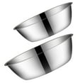 thumbnail image 4 of 2PCS Stainless Steel Vegetables Soup Basin Household Kitchen Cooking Basin, 4 of 6