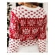 thumbnail image 5 of Suéter de mujer Navidad Copo de nieve Invierno Chica Tops Manga larga Cuello redondo Suéter femenino, Blanco, S Inevent AP003997-01, 5 of 7