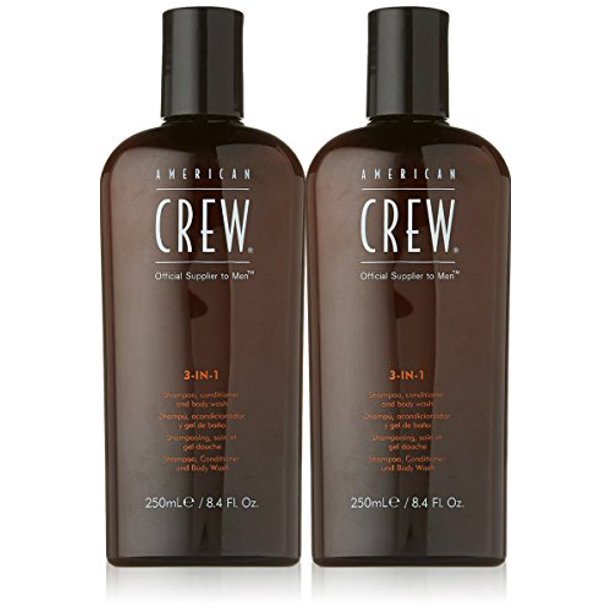American Crew Classic 3in1 Shampoo, Conditioner, and Body Wash 2 pack