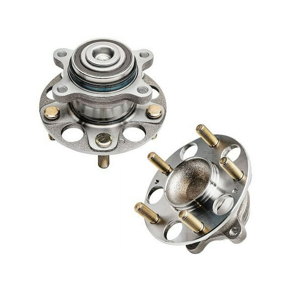 Rear Wheel Hub Assembly Set - Compatible with 2006 - 2011 Honda Civic 2007 2008 2009 2010