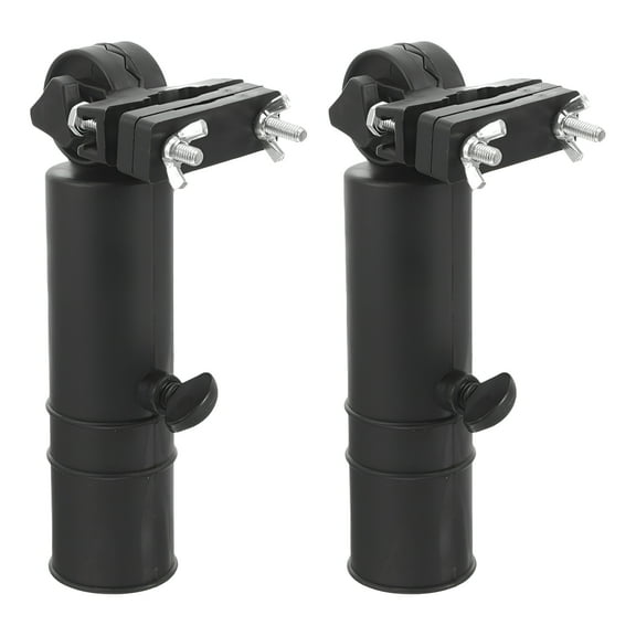 BESTSKY 2pcs Golf Cart Bag Holder Golf Cart Umbrella Mounting Stand Umbrella Stand Umbrella Holder Clamp Adjustable Golf Umbrella Holder