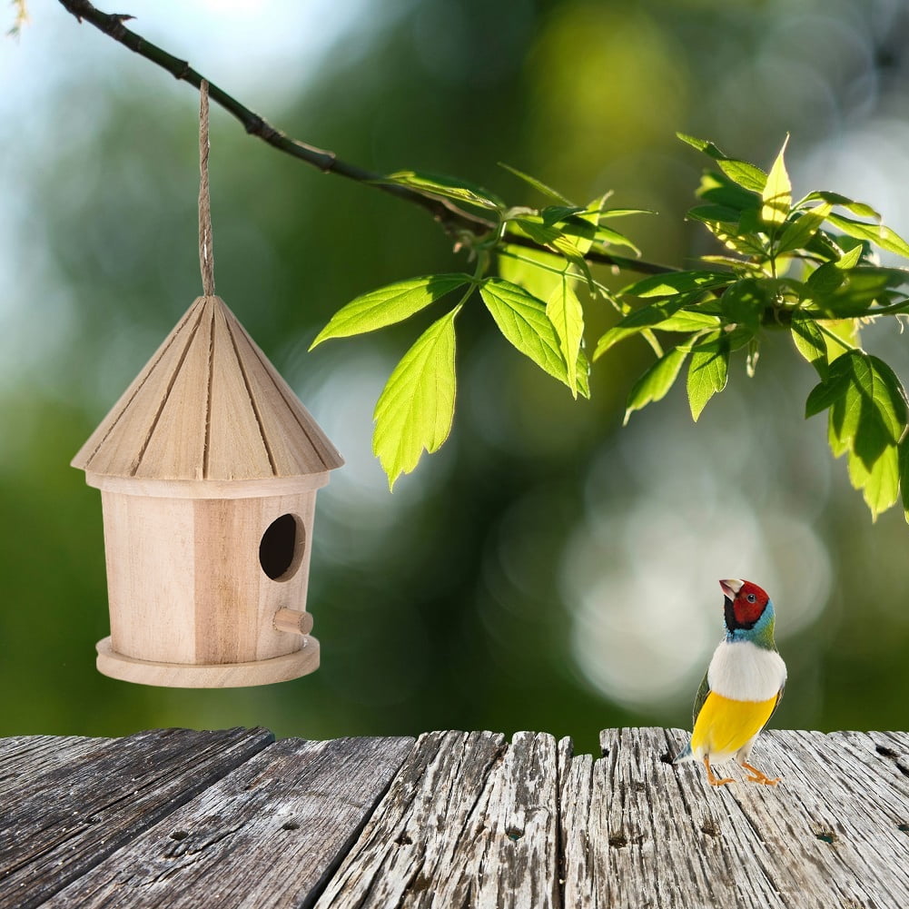 DIY Bird Nest Bird House Outdoor Hanging Bird House Home Decoration