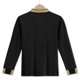 thumbnail image 4 of pstuiky camisas de manga larga para hombre, Blusa informal holgada de color liso con botones y manga larga para hombre, con cuello vuelto y solapa camisetas de hombre xl, 4 of 4